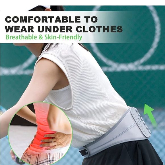 SS-Belt Lumbar Support Back Brace - Relief from Back Pain, Breathable Design - Picture 4 of 7